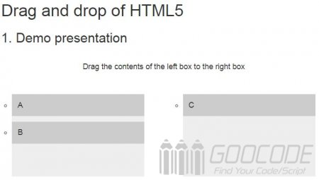 Drag and Drop Drag and Drop for HTML5