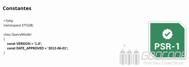 PHP PSR-1 basic code specification