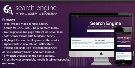4 great PHP search engine scripts with crawler