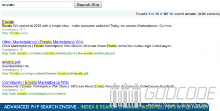4 great PHP search engine scripts with crawler
