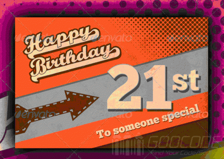 20 beautiful Birthday Greeting and Invitation Cards / PSD template