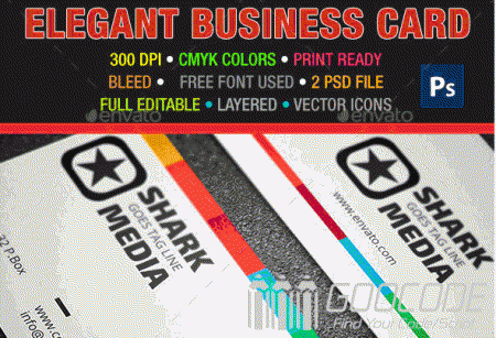 10 creative colorful business card with psd template