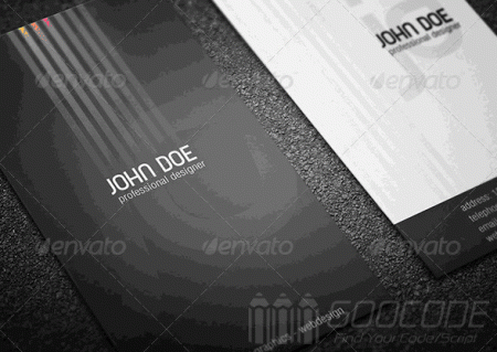 10 creative colorful business card with psd template