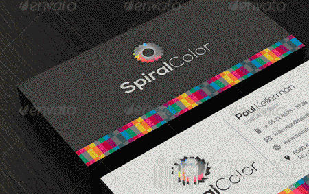 10 creative colorful business card with psd template