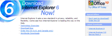 Do it! Upgrade your IE6 browser as soon as possible