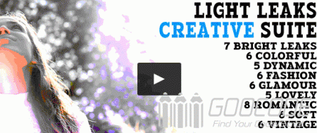 7 great after effect light leak slideshow animation effects
