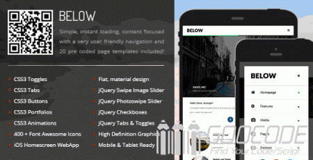 8 colorful and great Mobile & Tablet Responsive Templates