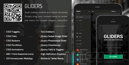 8 colorful and great Mobile & Tablet Responsive Templates