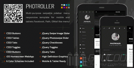 8 colorful and great Mobile & Tablet Responsive Templates