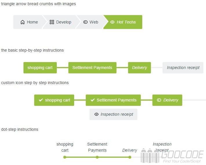 Use CSS3 to realize breadcrumb navigation and multi-step instructions