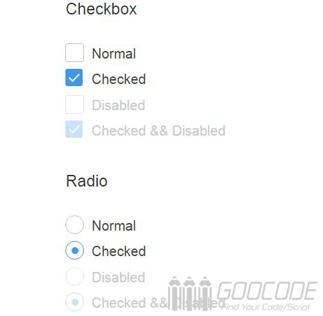 Use pure CSS to beautify radio and checkbox