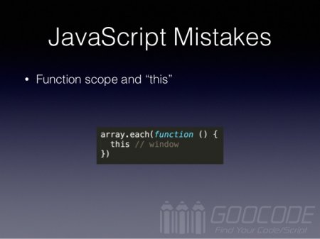 8 common pitfalls in JavaScript